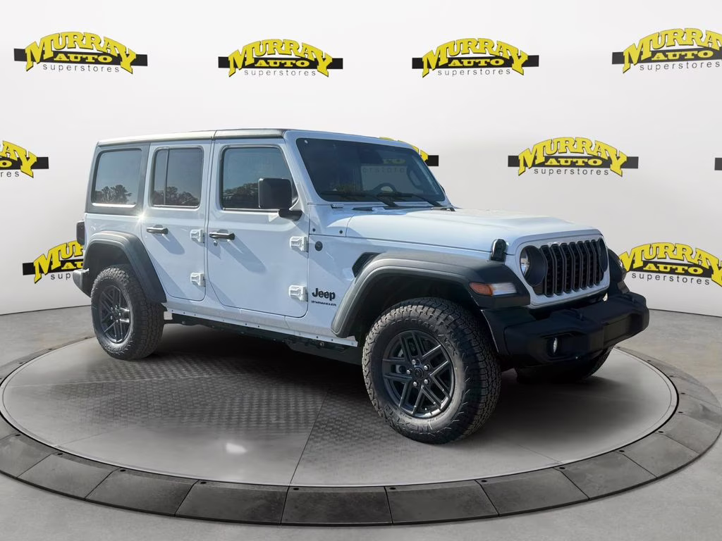 2026 Bright White Clearcoat Jeep Wrangler Sport S 4X4 SUV