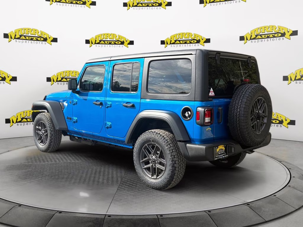 2026 Hydro Blue Pearl Coat Jeep Wrangler Sport S 4X4 SUV