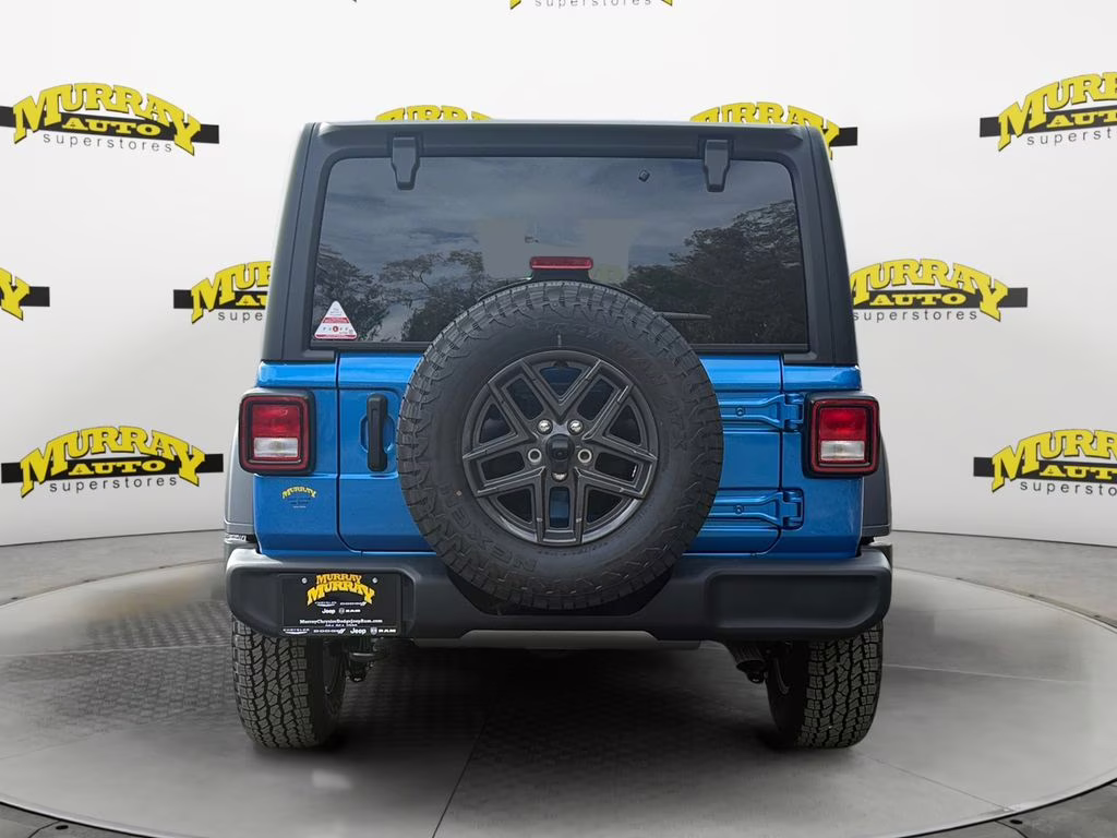 2026 Hydro Blue Pearl Coat Jeep Wrangler Sport S 4X4 SUV