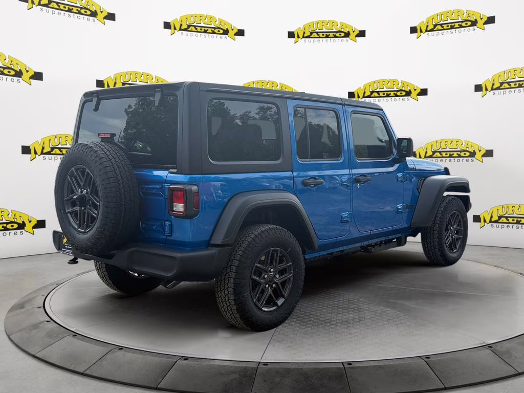 2026 Hydro Blue Pearl Coat Jeep Wrangler Sport S 4X4 SUV