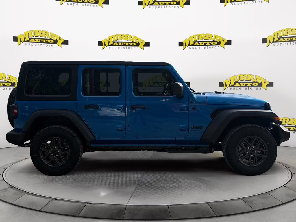 2026 Hydro Blue Pearl Coat Jeep Wrangler Sport S 4X4 SUV