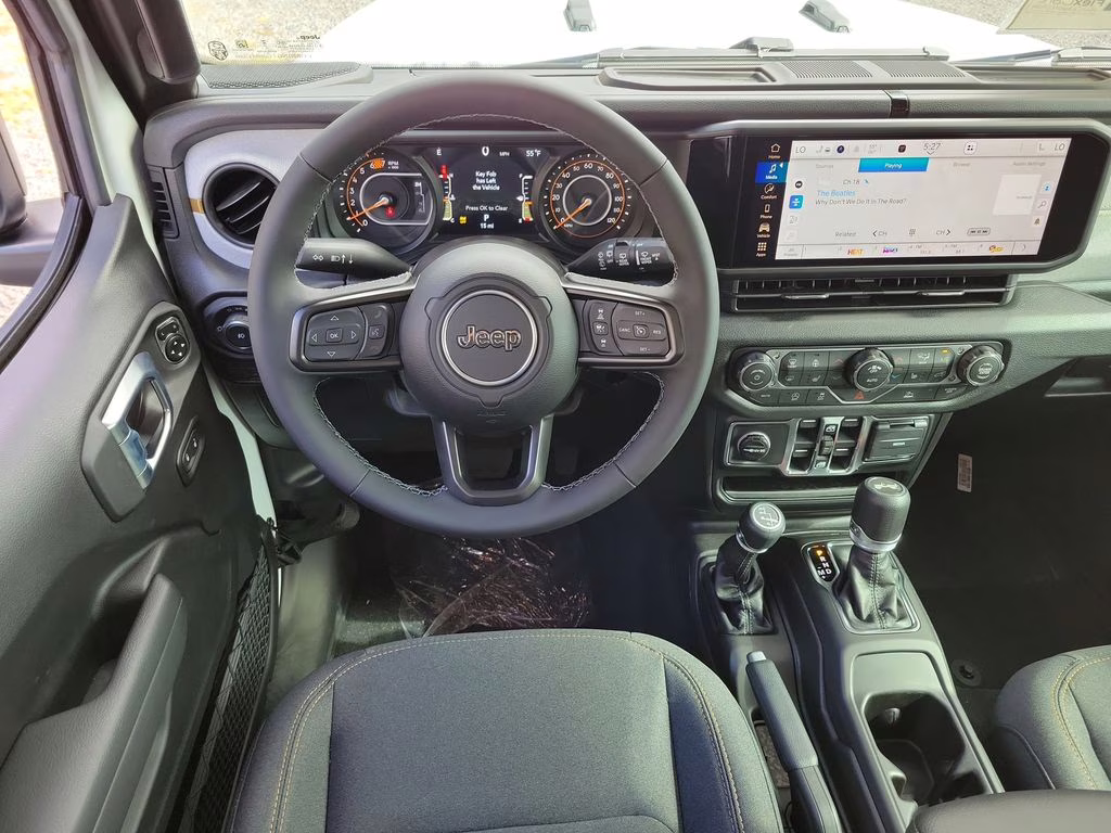 2026 Bright White Clearcoat Jeep Wrangler Sport S 4X4 SUV