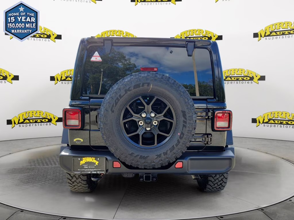 2026 Black Clearcoat Jeep Wrangler Willys 4X4 SUV