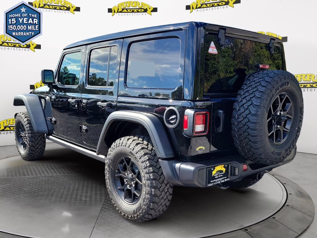 2026 Black Clearcoat Jeep Wrangler Willys 4X4 SUV