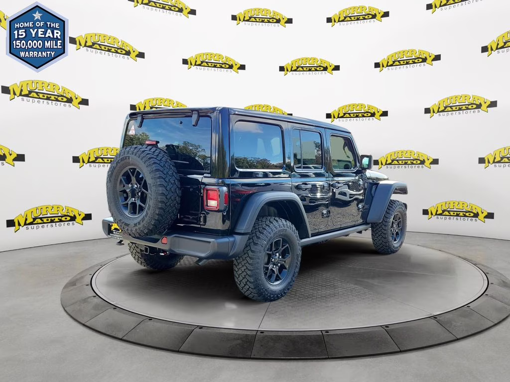 2026 Black Clearcoat Jeep Wrangler Willys 4X4 SUV