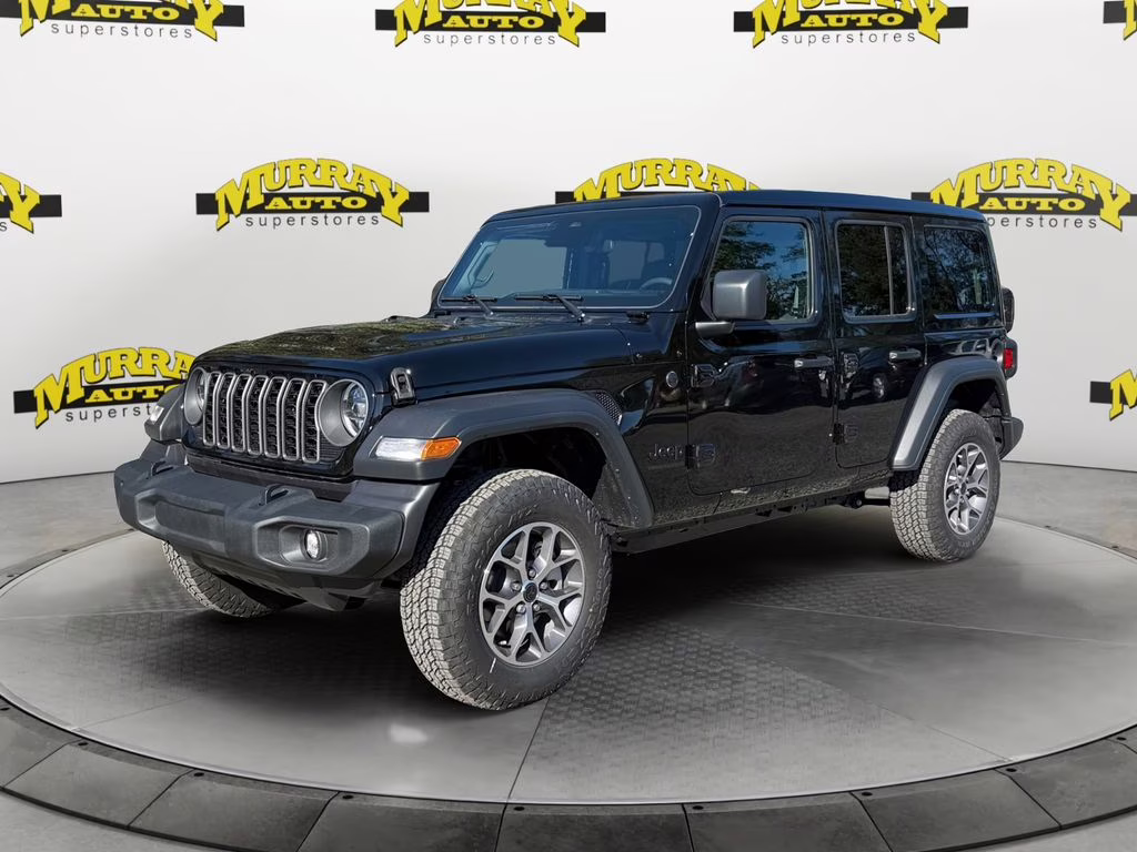 2026 Black Clearcoat Jeep Wrangler Sport S 4X4 SUV
