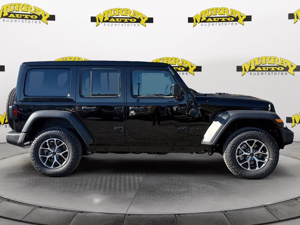 2026 Black Clearcoat Jeep Wrangler Sport S 4X4 SUV