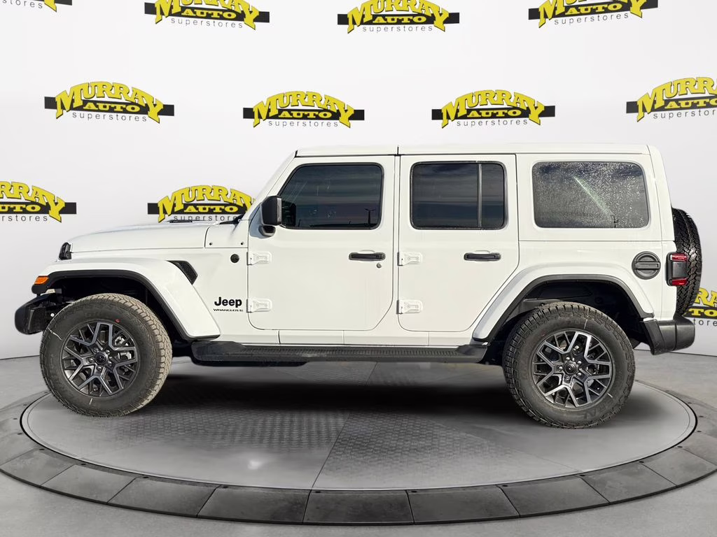 2026 bright white clearcoat Jeep Wrangler Sahara 4X4 SUV