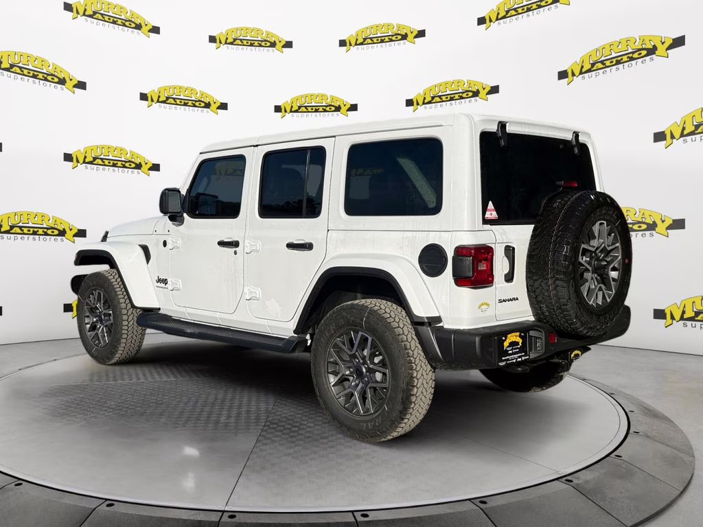 2026 bright white clearcoat Jeep Wrangler Sahara 4X4 SUV