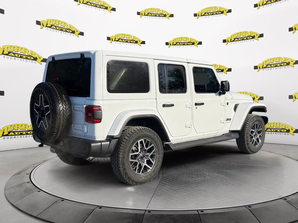 2026 bright white clearcoat Jeep Wrangler Sahara 4X4 SUV