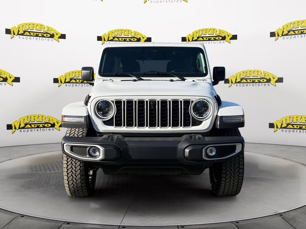 2026 bright white clearcoat Jeep Wrangler Sahara 4X4 SUV