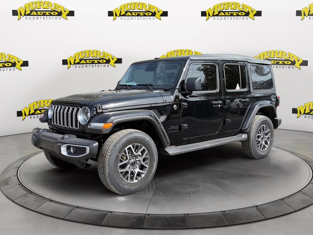 2025 Black Clearcoat Jeep Wrangler Sahara 4X4 SUV