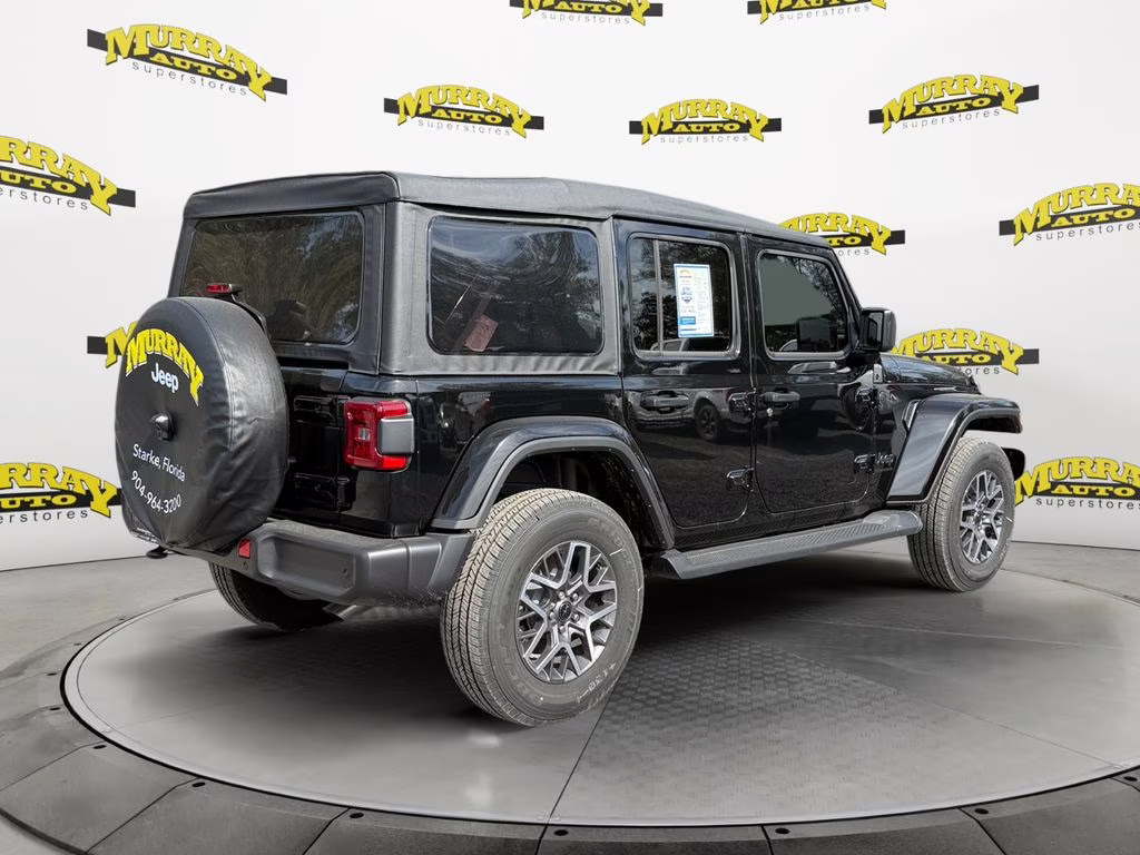 2025 Black Clearcoat Jeep Wrangler Sahara 4X4 SUV