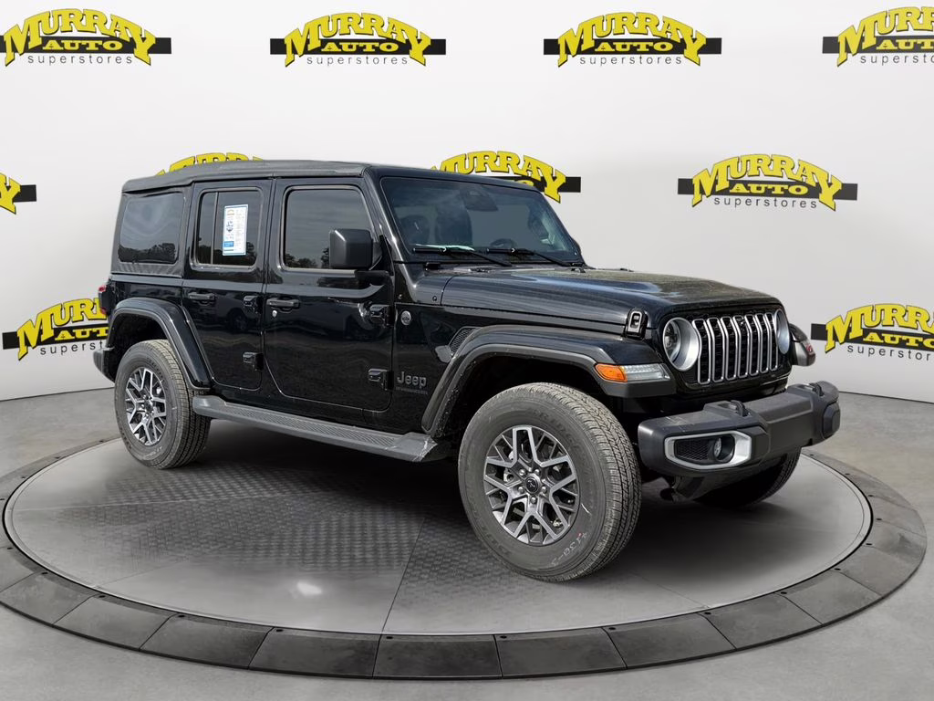 2025 Black Clearcoat Jeep Wrangler Sahara 4X4 SUV