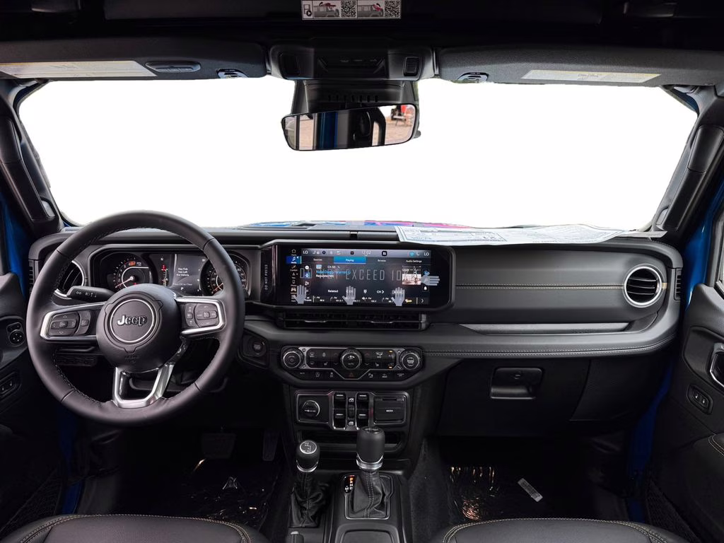 2025 Hydro Blue Pearl Coat Jeep Wrangler Sahara 4X4 SUV