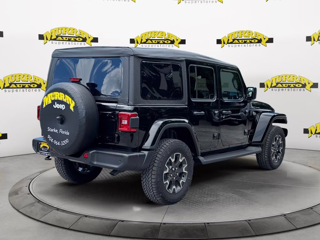 2025 Black Clearcoat Jeep Wrangler Sahara 4X4 SUV