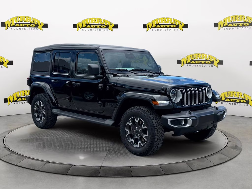 2025 Black Clearcoat Jeep Wrangler Sahara 4X4 SUV
