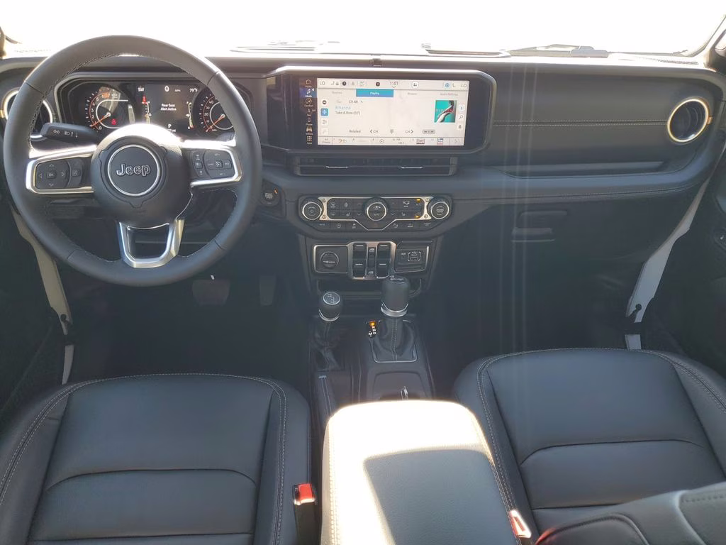 2025 Bright White Clearcoat Jeep Wrangler Sahara 4X4 SUV