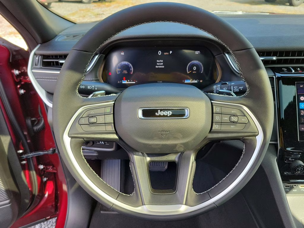 2025 Velvet Red Pearlcoat Jeep Grand Cherokee Laredo X RWD SUV