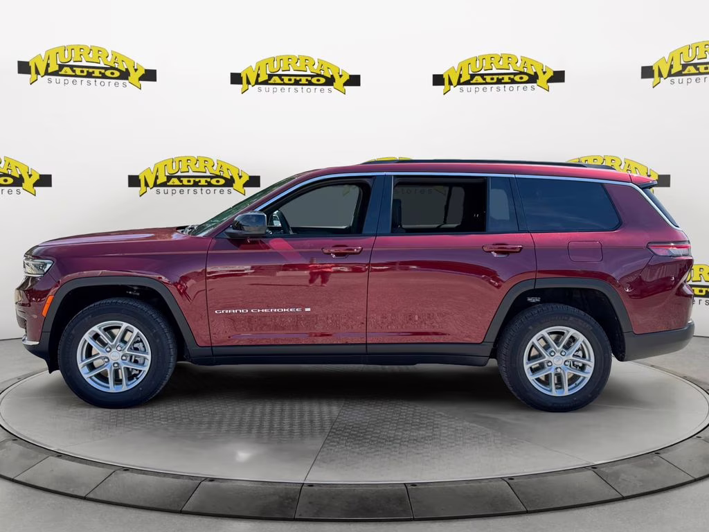 2025 Velvet Red Pearlcoat Jeep Grand Cherokee L Laredo RWD SUV