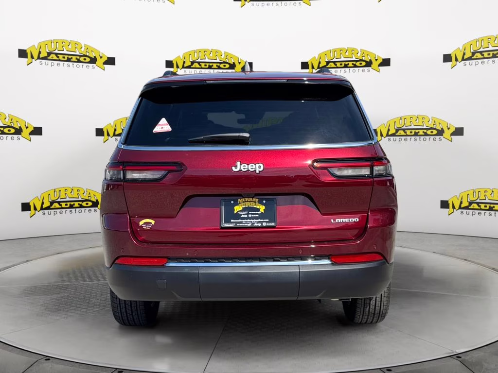 2025 Velvet Red Pearlcoat Jeep Grand Cherokee L Laredo RWD SUV