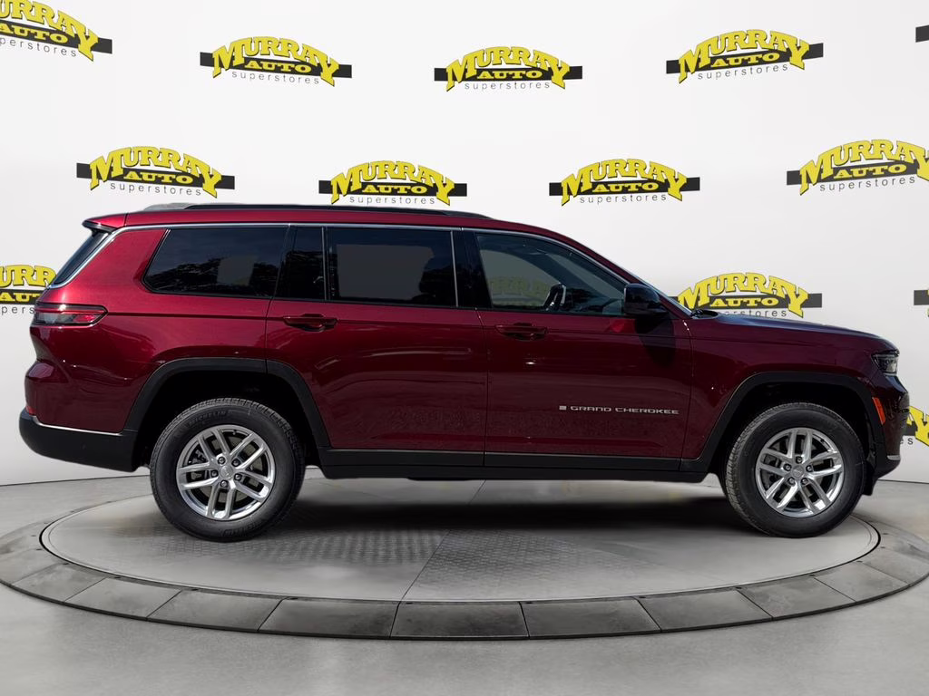 2025 Velvet Red Pearlcoat Jeep Grand Cherokee L Laredo RWD SUV