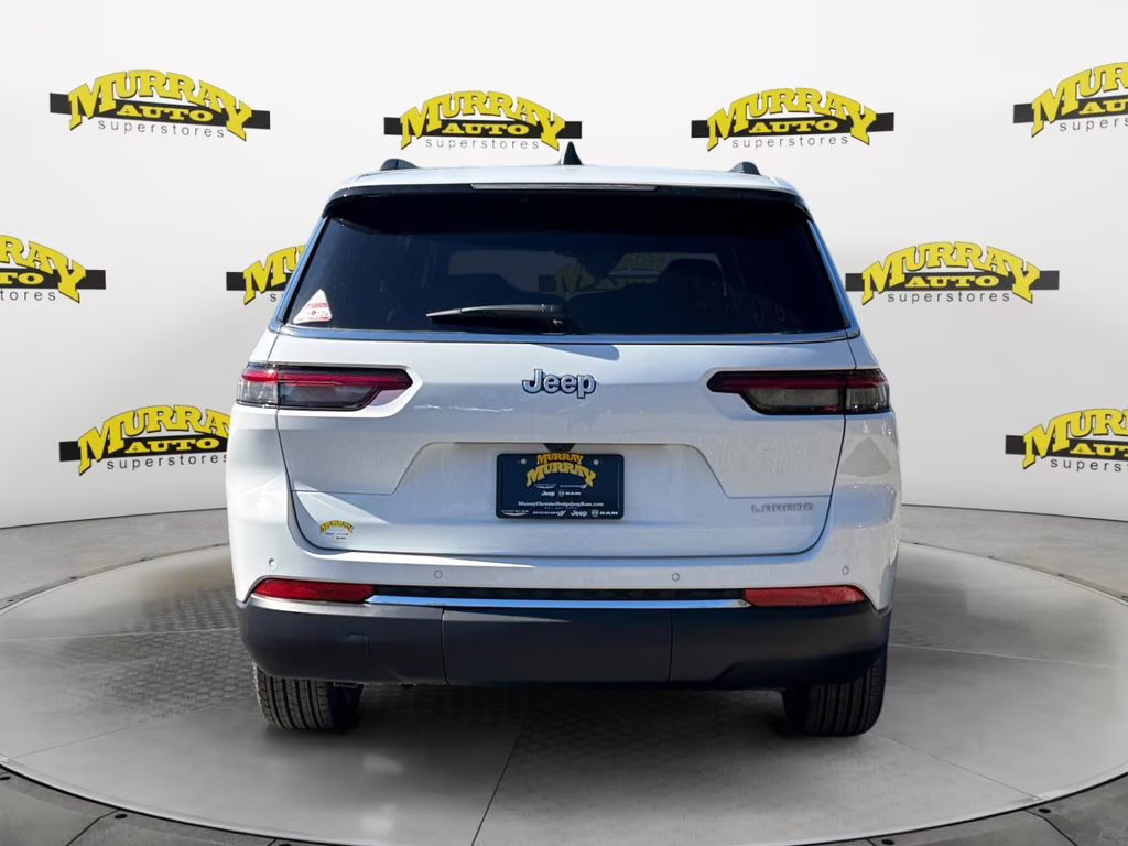 2025 Bright White Clearcoat Jeep Grand Cherokee L Laredo RWD SUV