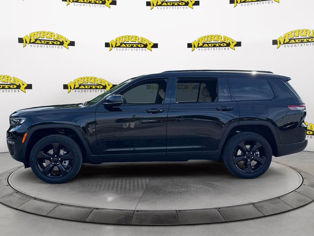 2025 Diamond Black Crystal Pearlcoat Jeep Grand Cherokee L Limited RWD SUV