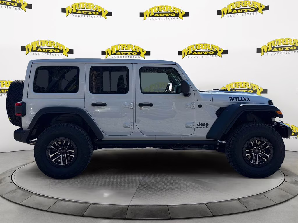 2026 Bright White Clearcoat Jeep Wrangler Willys 4X4 SUV