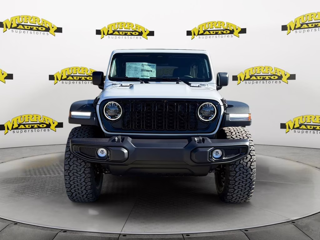 2026 Bright White Clearcoat Jeep Wrangler Willys 4X4 SUV