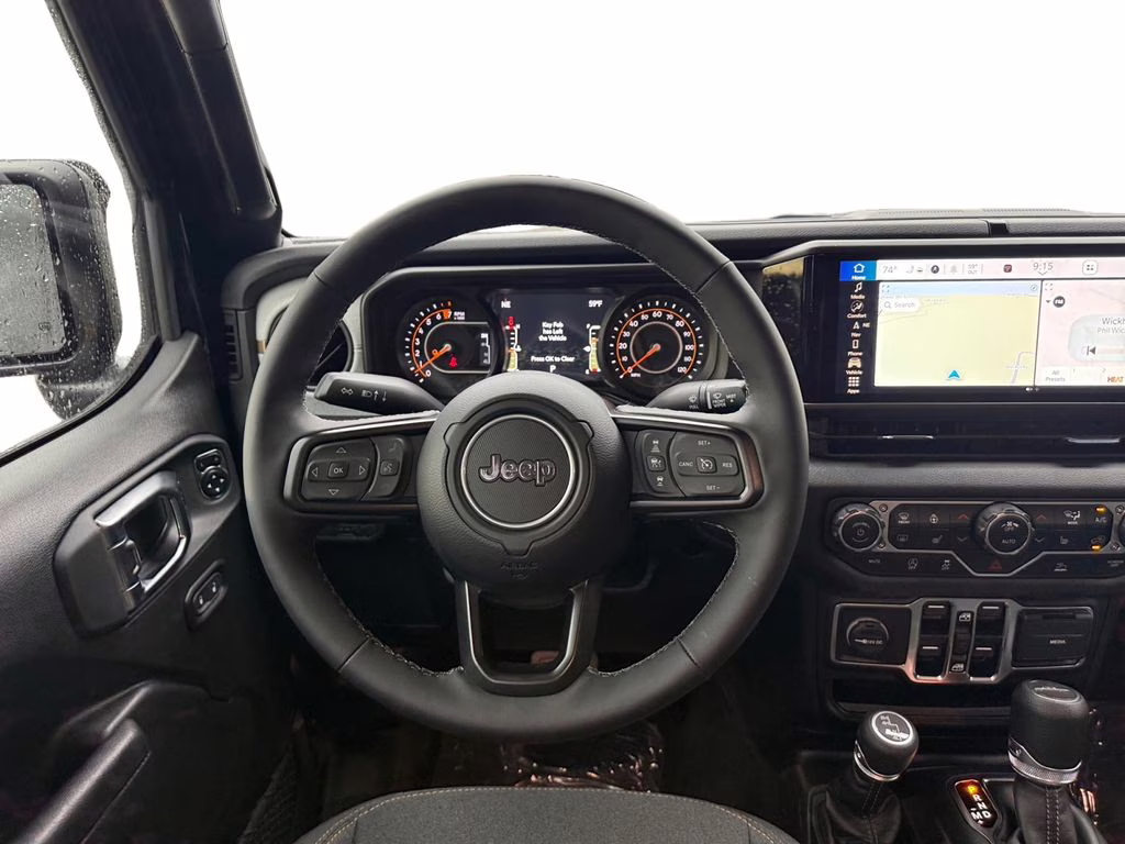 2025 Black Clearcoat Jeep Gladiator Sport S 4X4 Truck