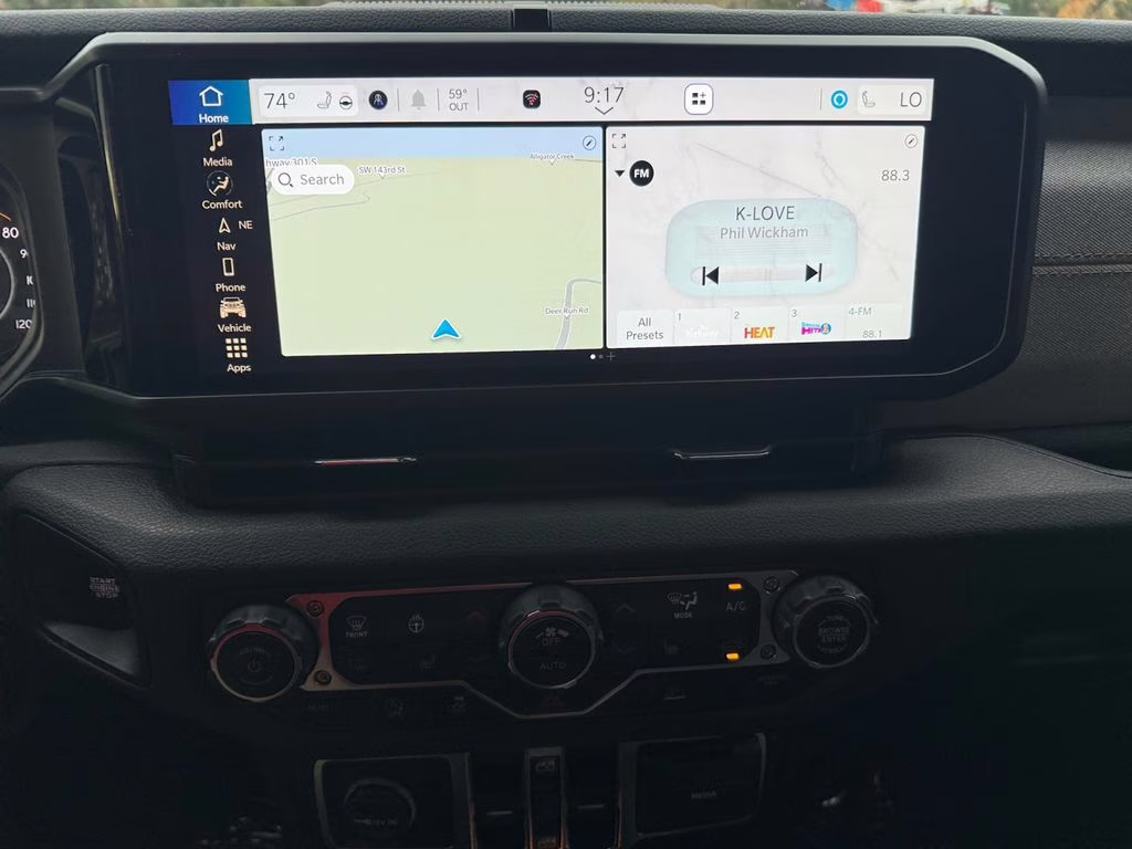 2025 Black Clearcoat Jeep Gladiator Sport S 4X4 Truck