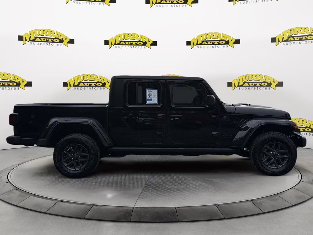 2025 Black Clearcoat Jeep Gladiator Sport S 4X4 Truck
