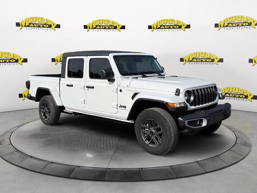 2026 Bright White Clearcoat Jeep Gladiator Sport S 4X4 Truck
