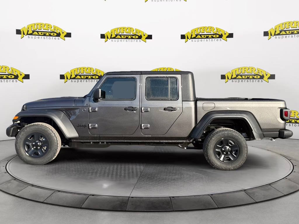 2026 Granite Crystal Metallic Clearcoat Jeep Gladiator Sport 4X4 Truck
