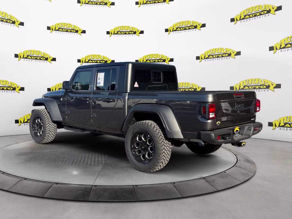 2026 Granite Crystal Metallic Clearcoat Jeep Gladiator Sport 4X4 Truck