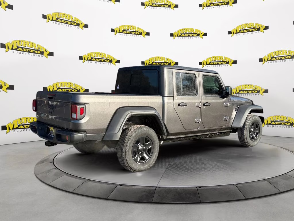 2026 Granite Crystal Metallic Clearcoat Jeep Gladiator Sport 4X4 Truck