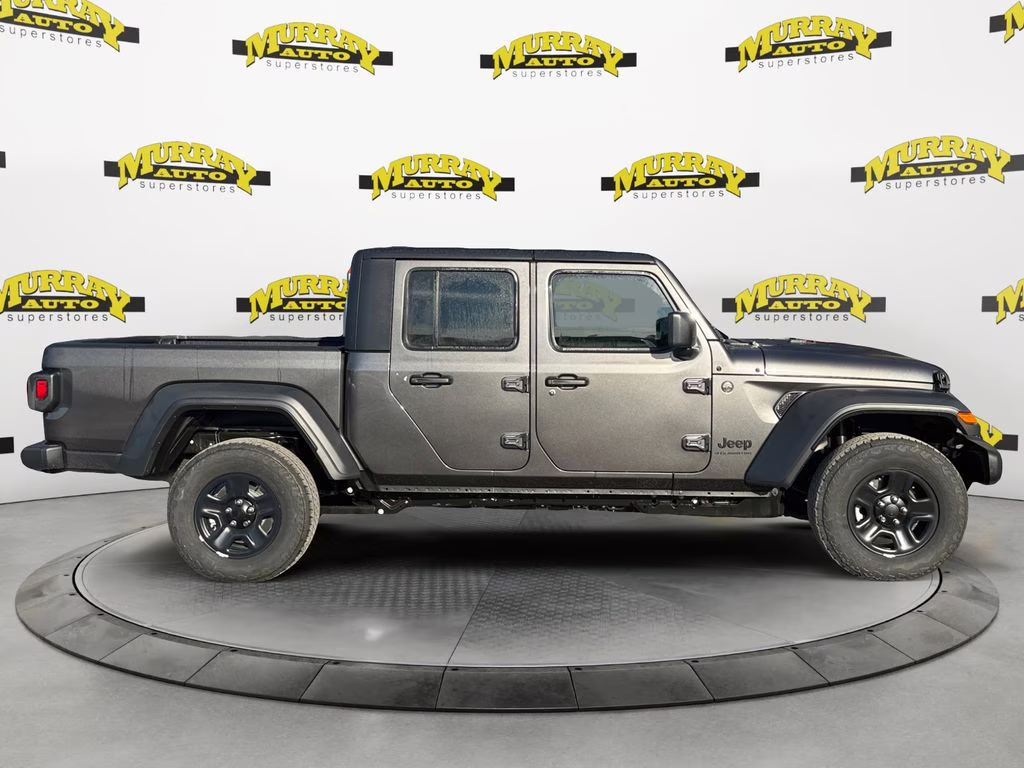 2026 Granite Crystal Metallic Clearcoat Jeep Gladiator Sport 4X4 Truck