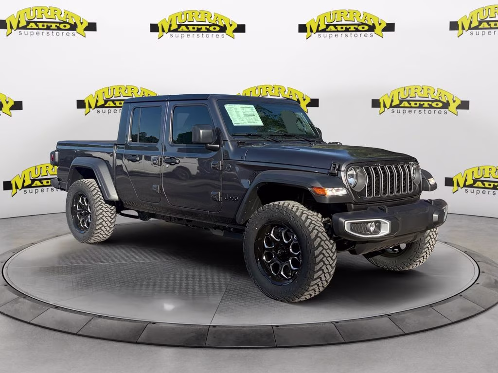 2026 Granite Crystal Metallic Clearcoat Jeep Gladiator Sport 4X4 Truck