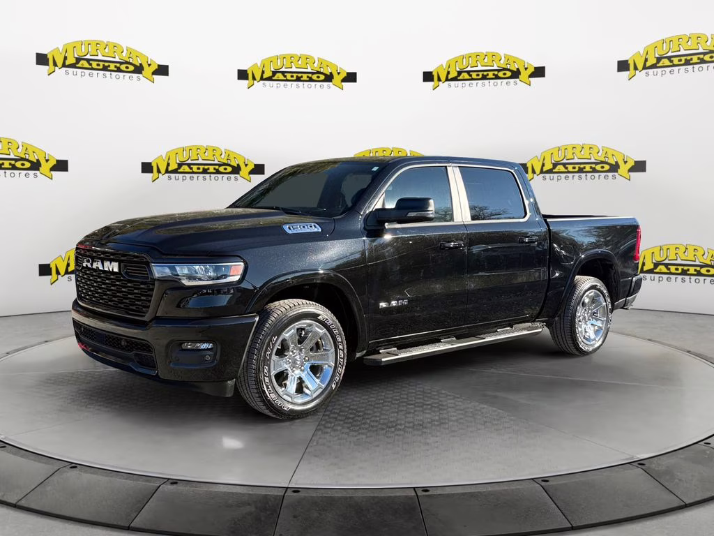 2026 Diamond Black Crystal Pearlcoat Ram 1500 Big Horn/Lone Star 4X4 Truck