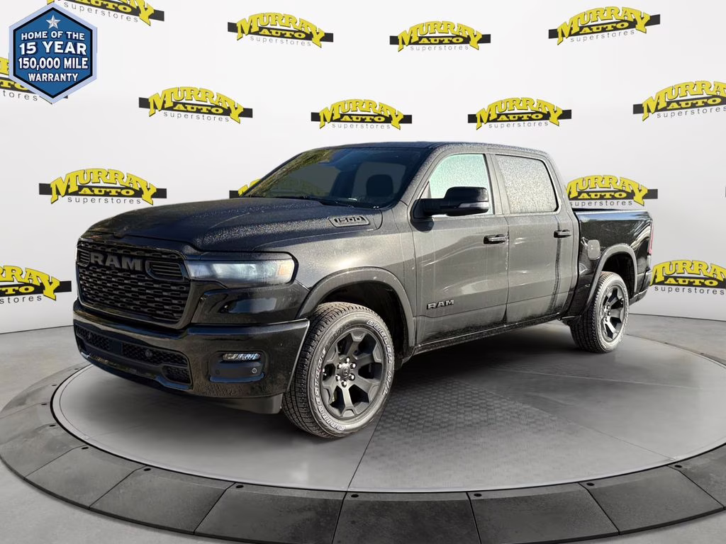 2026 Diamond Black Crystal Pearlcoat Ram 1500 Big Horn/Lone Star 4X4 Truck