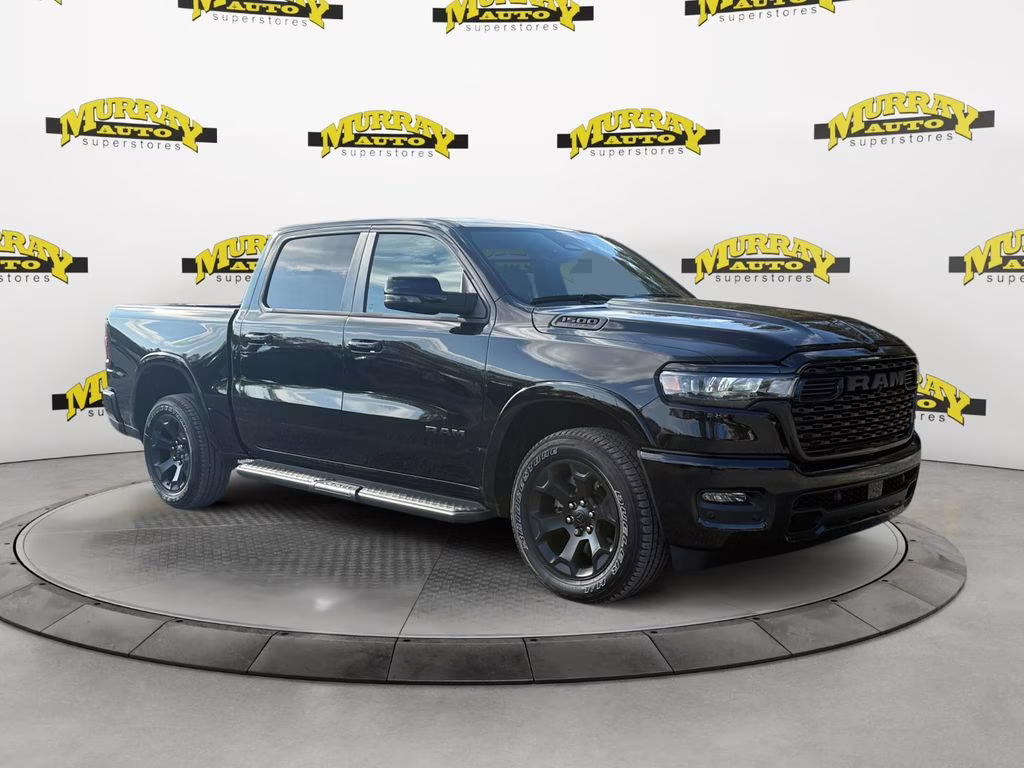 2025 Diamond Black Crystal Pearlcoat Ram 1500 Big Horn/Lone Star 4X4 Truck
