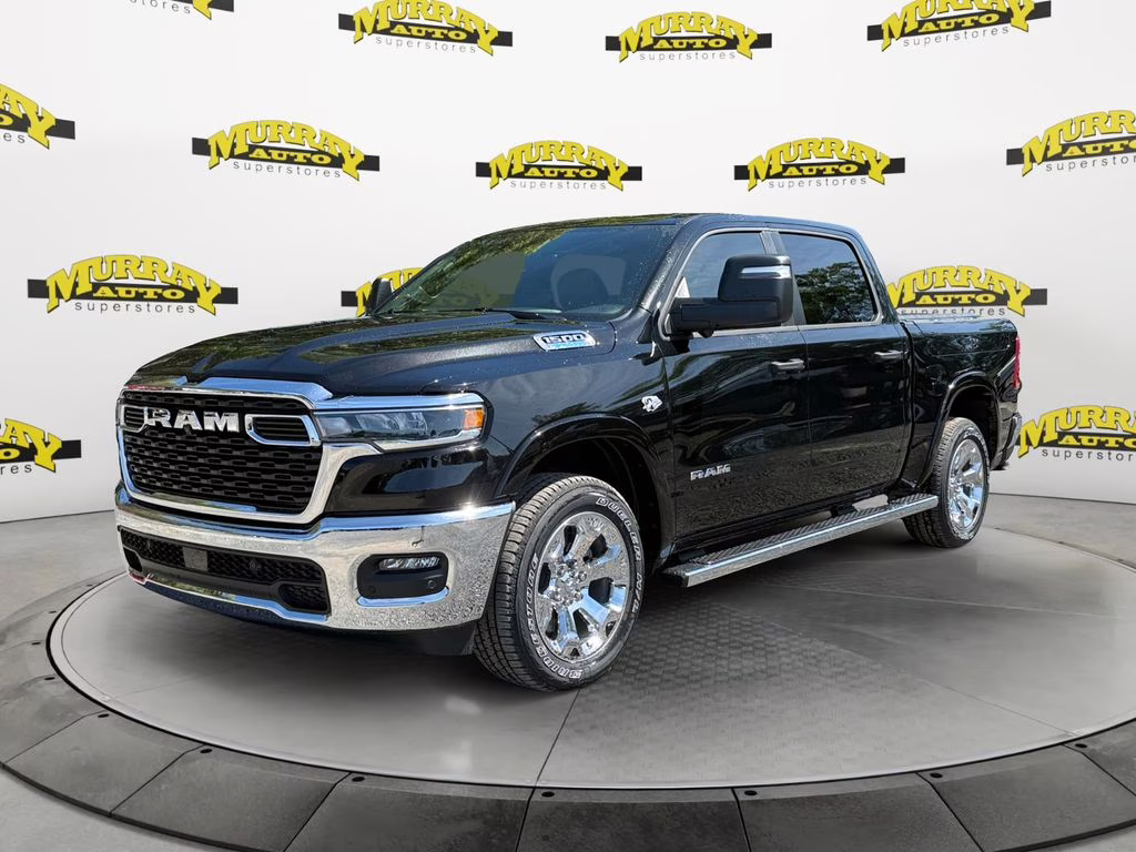 2026 Diamond Black Crystal Pearlcoat Ram 1500 Big Horn/Lone Star 4X4 Truck