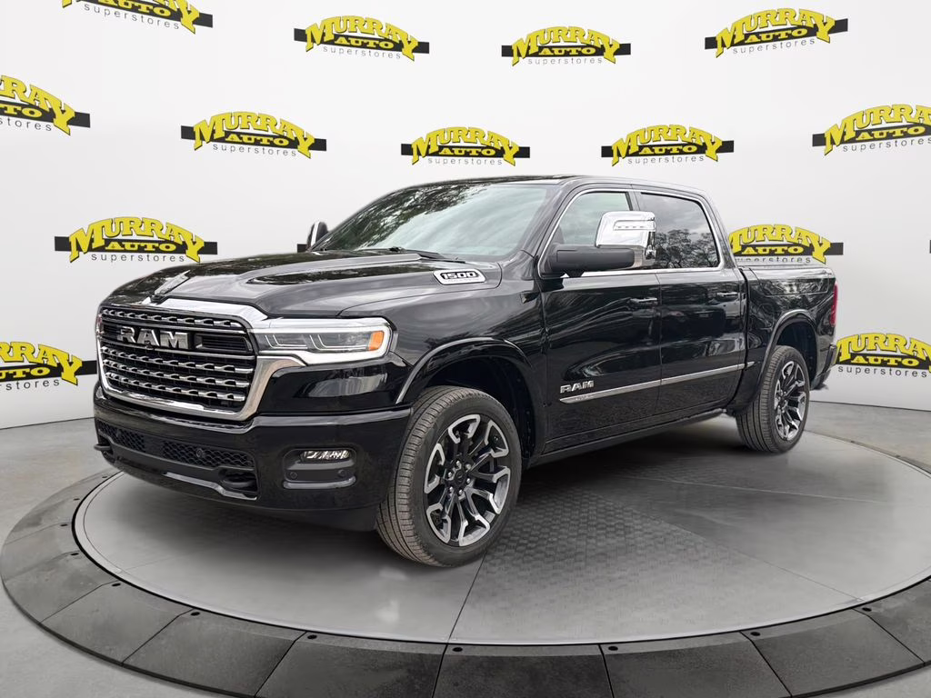 2026 Diamond Black Crystal Pearlcoat Ram 1500 Limited 4X4 Truck