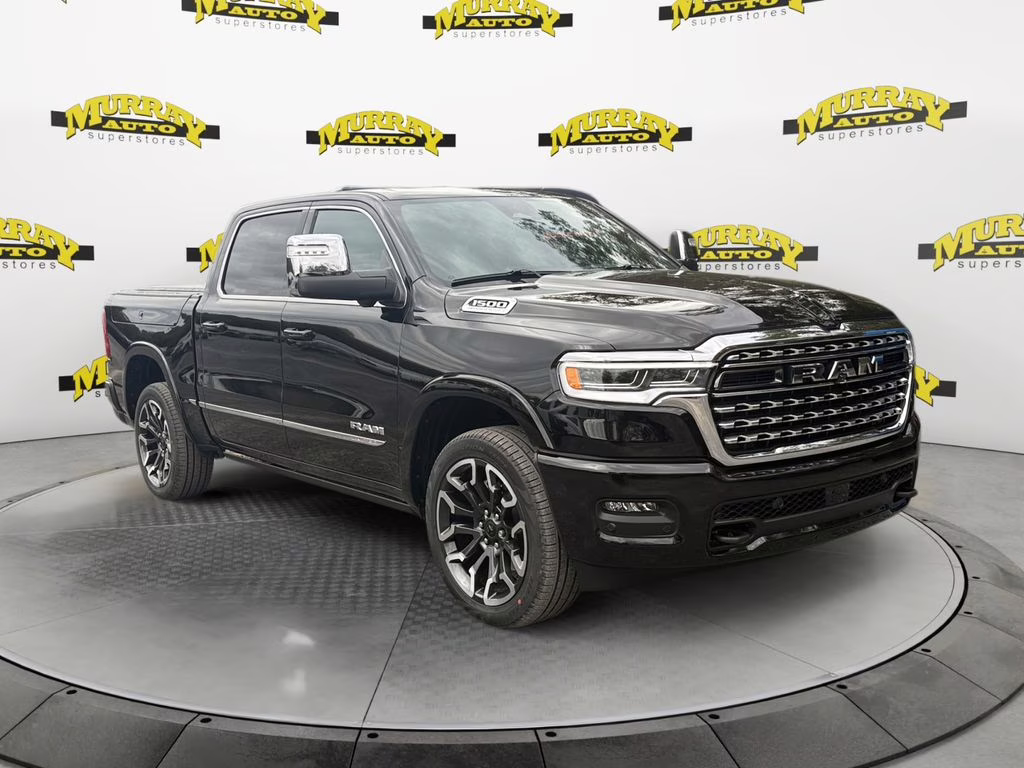 2026 Diamond Black Crystal Pearlcoat Ram 1500 Limited 4X4 Truck
