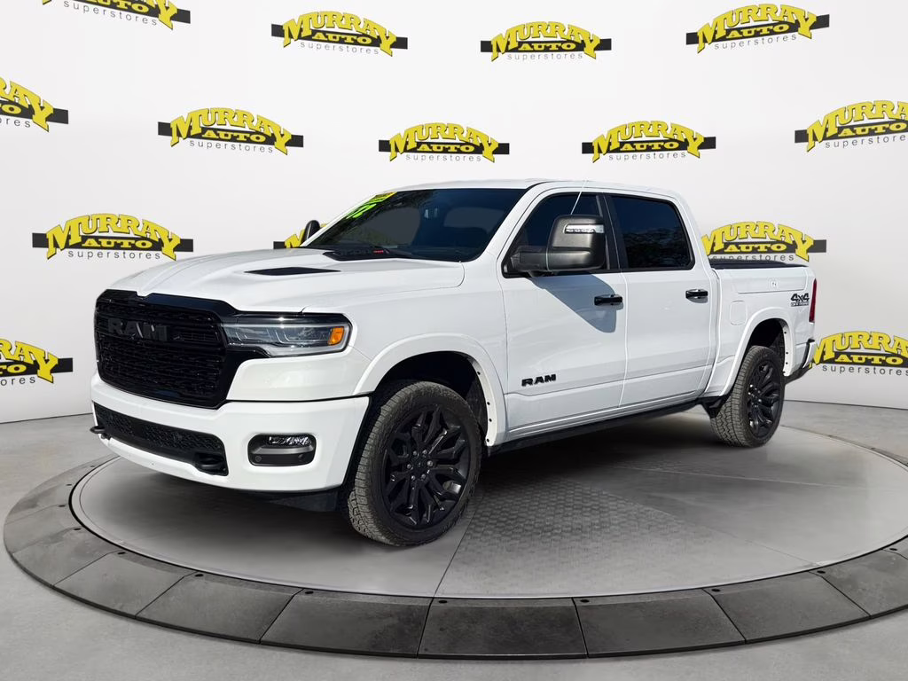 2025 Bright White Clearcoat Ram 1500 Limited 4X4 Truck
