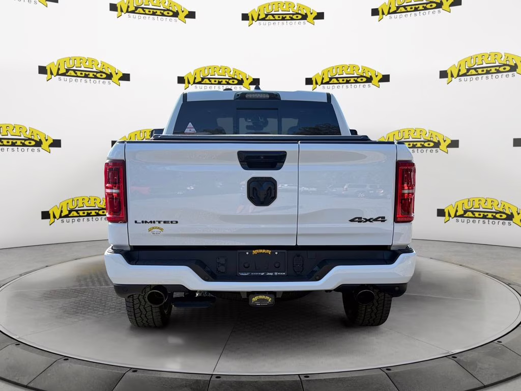 2025 Bright White Clearcoat Ram 1500 Limited 4X4 Truck