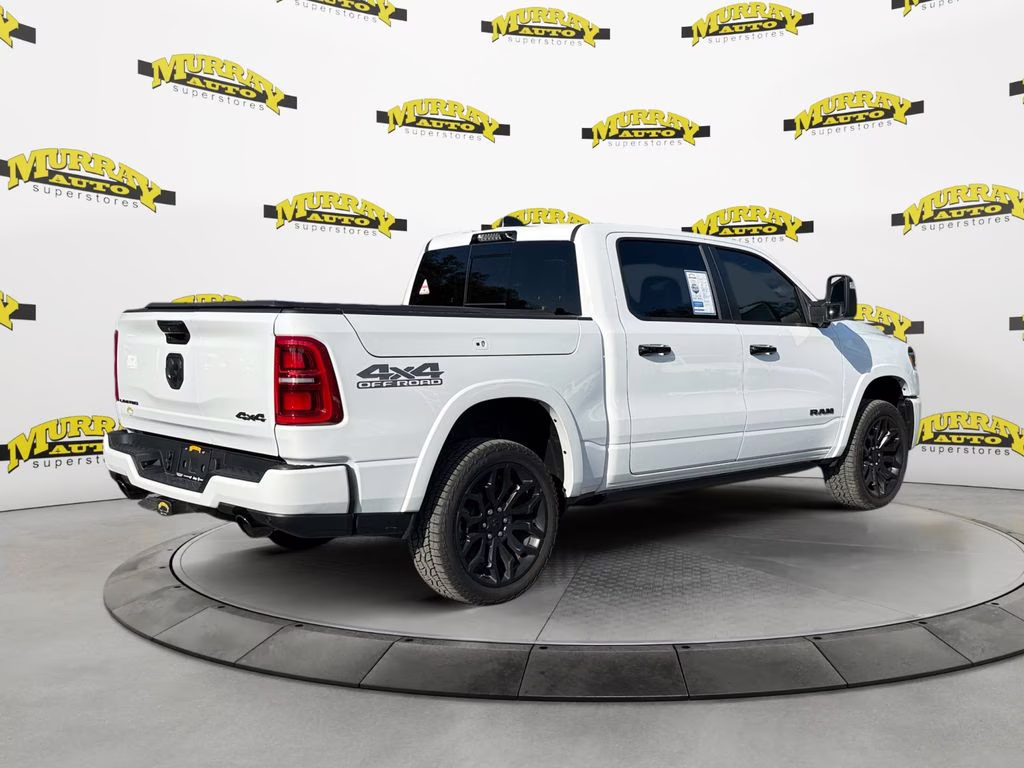 2025 Bright White Clearcoat Ram 1500 Limited 4X4 Truck