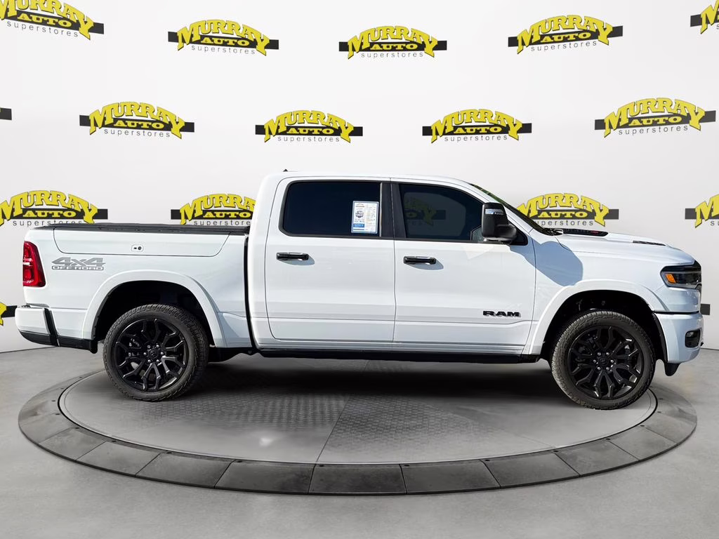 2025 Bright White Clearcoat Ram 1500 Limited 4X4 Truck