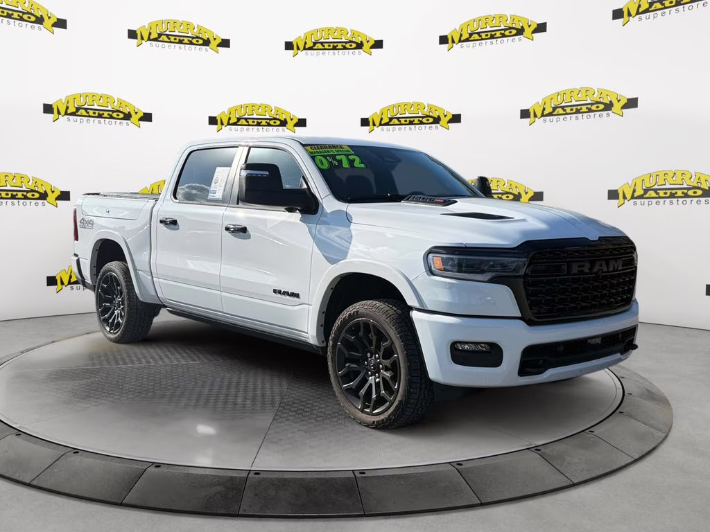 2025 Bright White Clearcoat Ram 1500 Limited 4X4 Truck